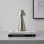 Dusklia - Zania Mini LED Rechargeable Wireless Lamp - Satin Nickel