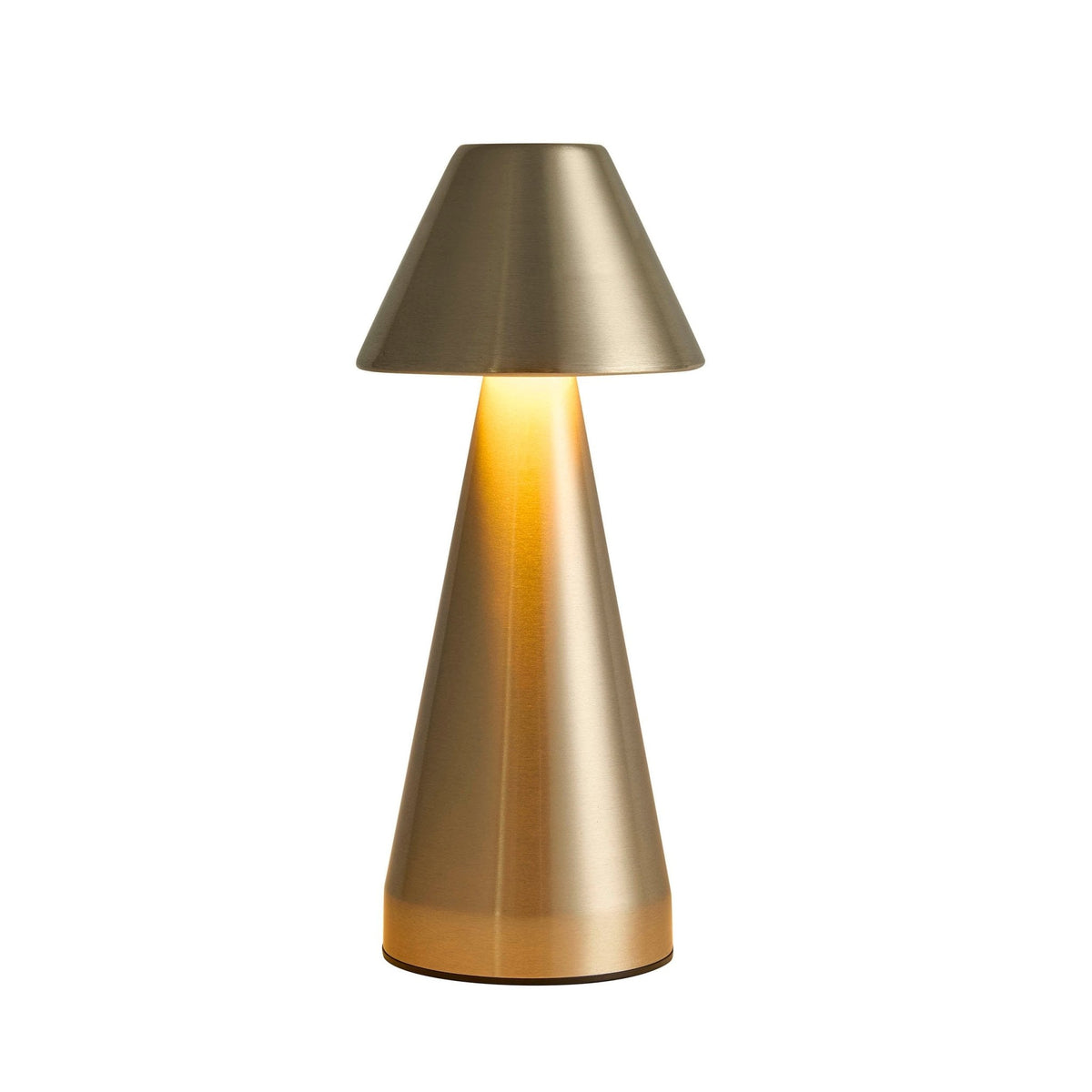 Dusklia - Zania Mini LED Rechargeable Wireless Lamp - Satin Nickel