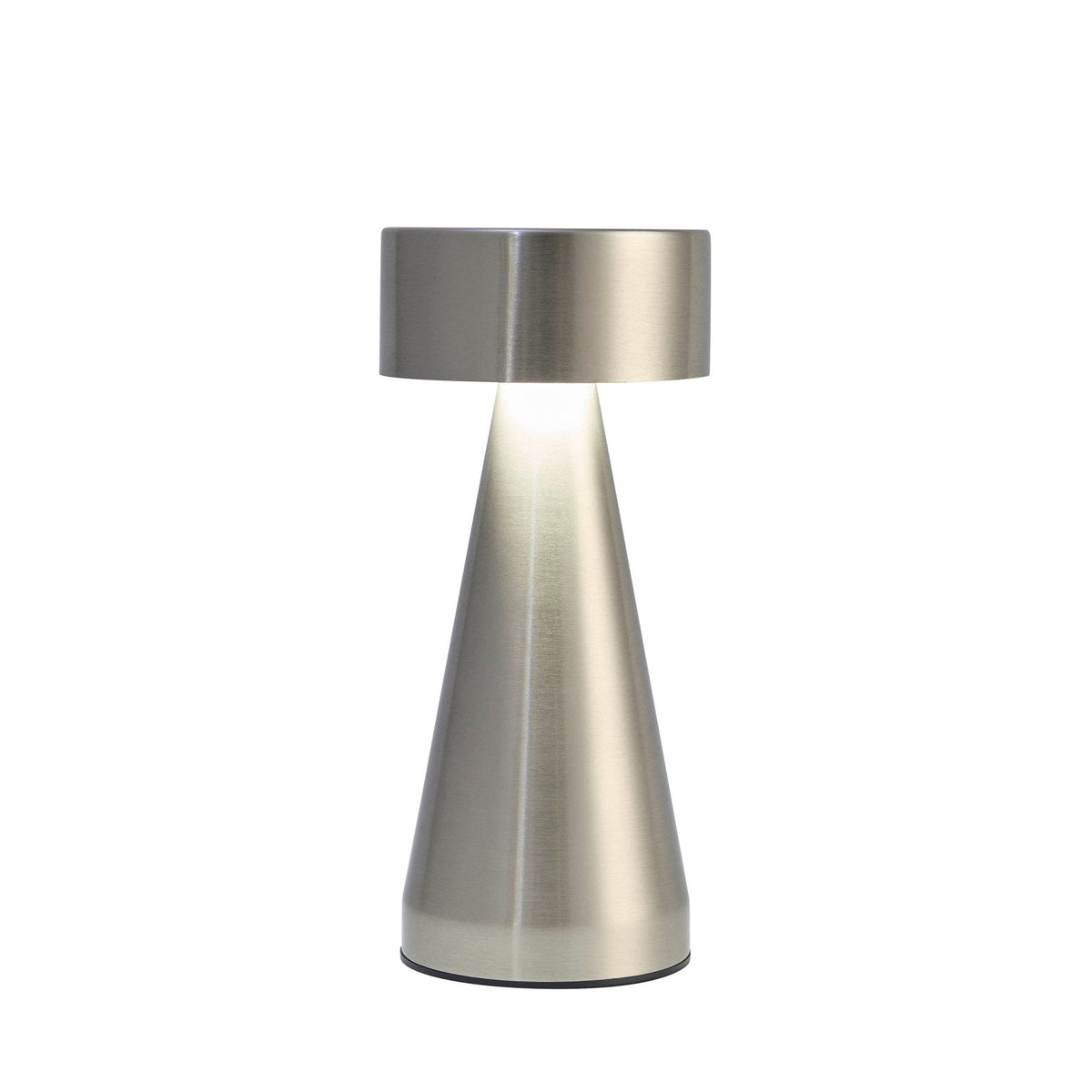 Dusklia - Zeta Mini LED Rechargeable Wireless Lamp - Satin Nickel