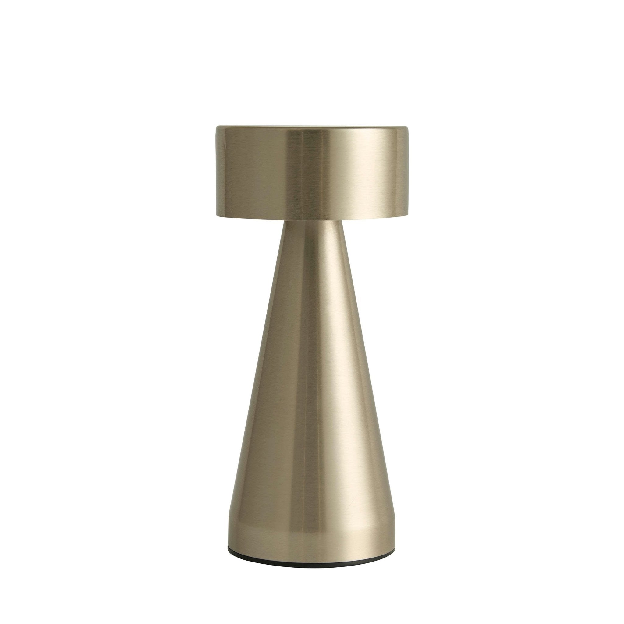 Dusklia - Zeta Mini LED Rechargeable Wireless Lamp - Satin Nickel