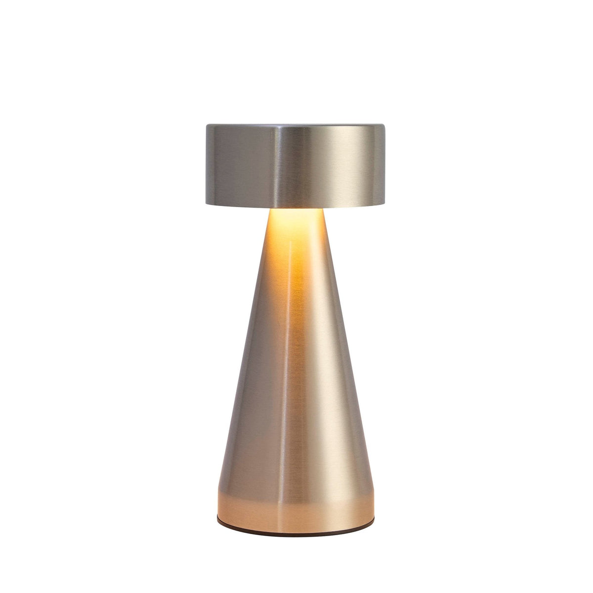 Dusklia - Zeta Mini LED Rechargeable Wireless Lamp - Satin Nickel