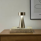 Dusklia - Zeta Mini LED Rechargeable Wireless Lamp - Satin Nickel