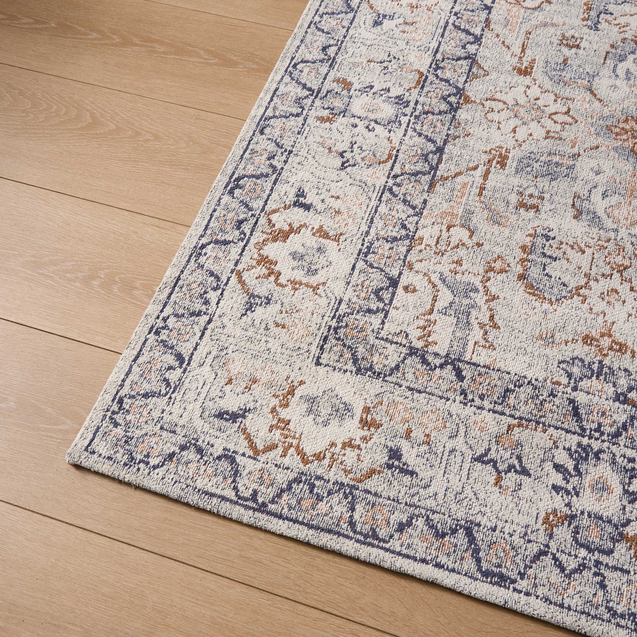 Dusklia - Zion Persian Style Rug - Natural/Orange