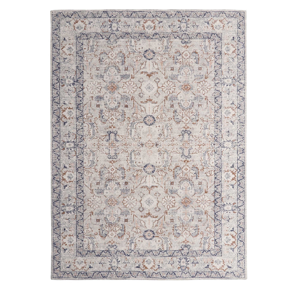 Dusklia - Zion Persian Style Rug - Natural/Orange