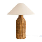 Dusklia - Zoey Rattan Base Table Lamp - Natural