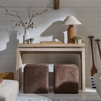 Dusklia - Penny Ash Console Table - Light Wood