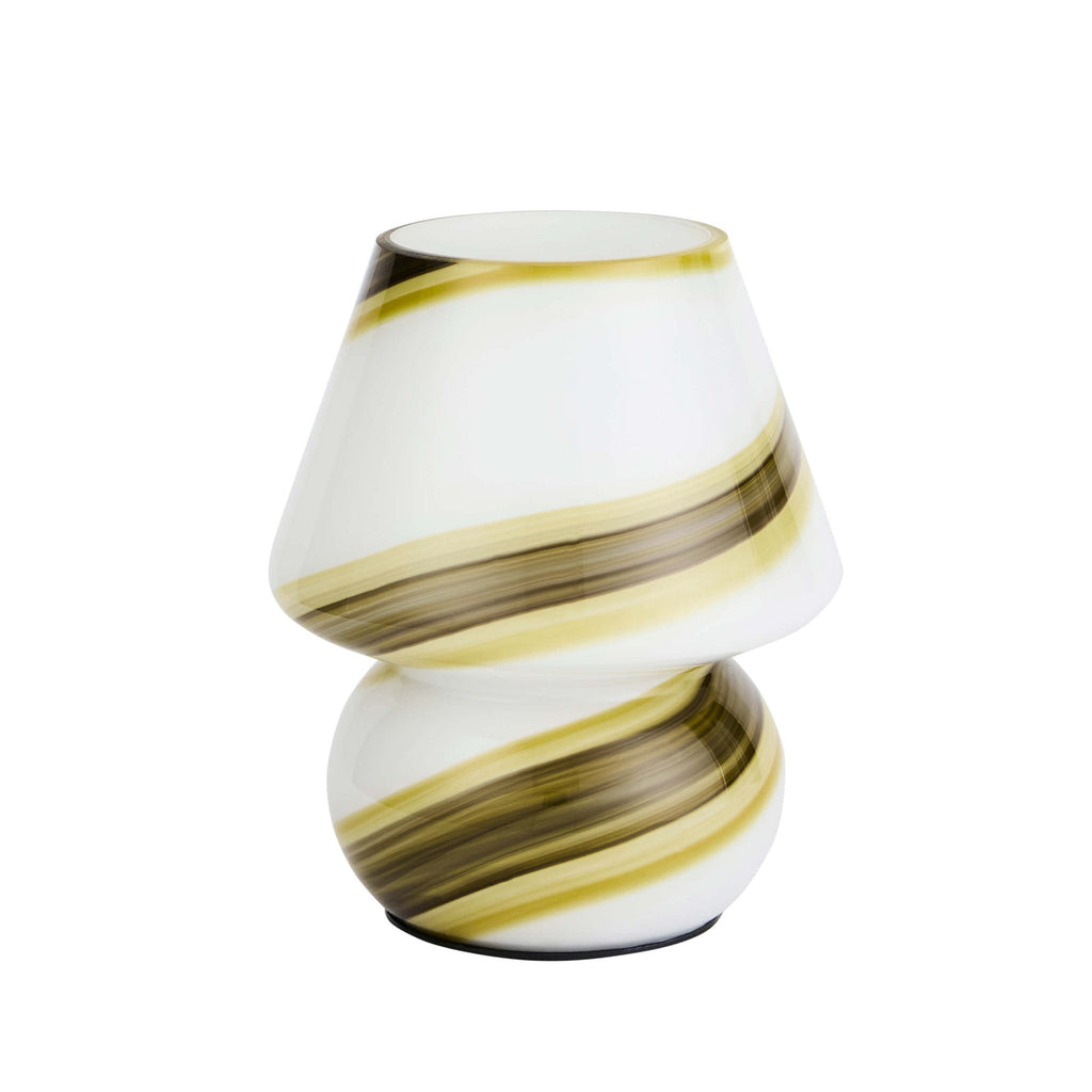 Dusklia - Zuri Mushroom Table Lamp - White